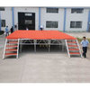 Aluminum Portable Stage with 2 Stairs 16x20ft Height 0.6-1m