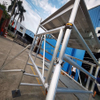 fast moving double width mobile scaffold aluminium for wholesaler
