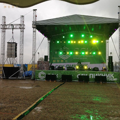 Aluminium Outdoor Event Stage Truss Design 