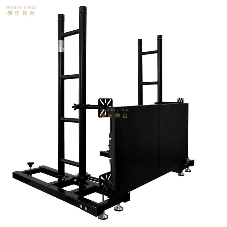 Aluminum Portable Indoor LED Video Wall Ground Support Truss System 5x3m