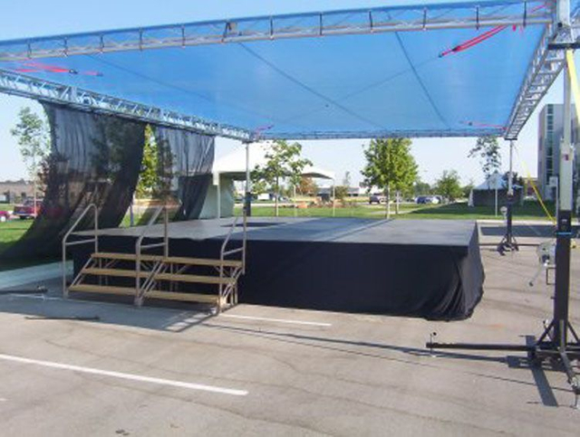6.5m Heavy Duty Steel Crank Stand Booth Tent 20x20ft