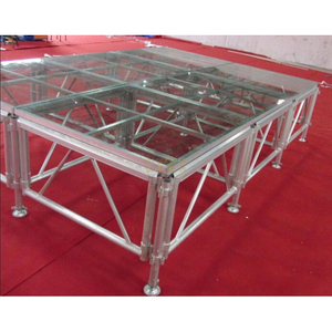 Outdoor Concert Aluminum Stage Truss Sale 10x8m Height: 0.8-1.2m with 2 Stairs