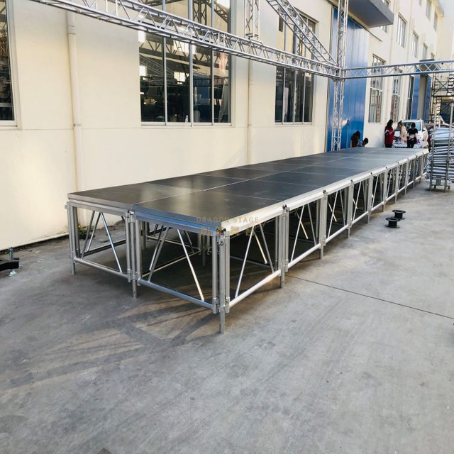 Mobile Stage for Wholesale 6.4x4.8m Height 0.8m with 2 Stairs