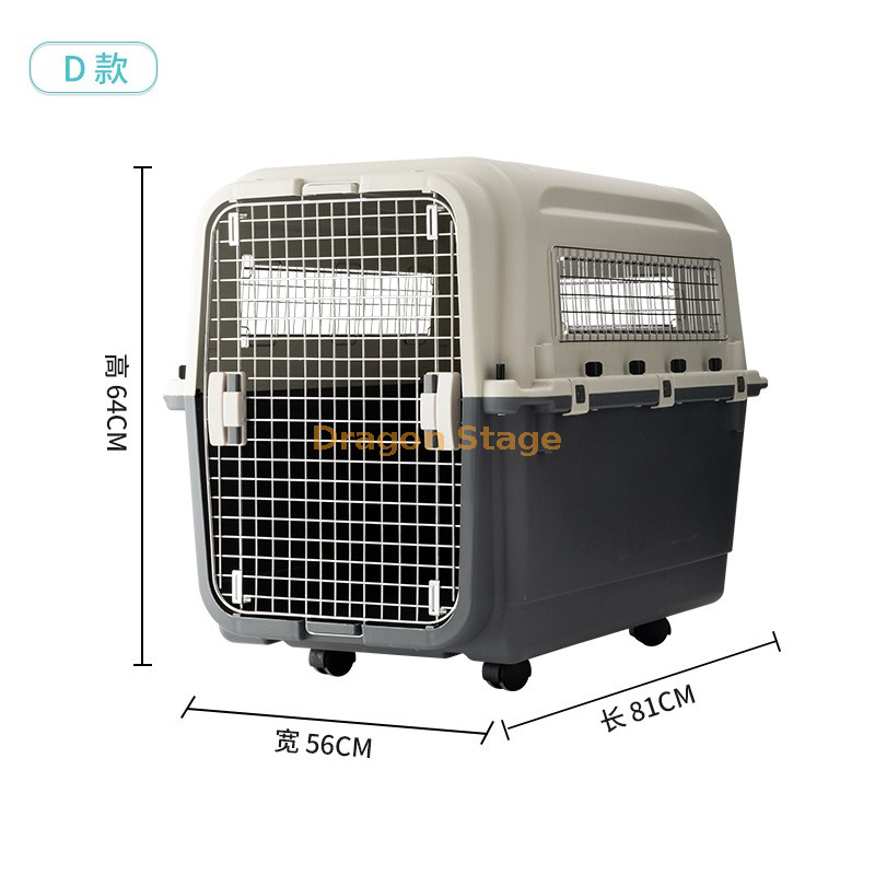 Pet Crate Plastic Dog And Cat Aviation Box Portable Cat Cage Small And Medium-sized Dog for Dog Cage (5)