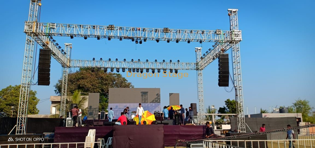 Outdoor Advertising Truss Business Event Party Portable Easy Install Truss Entertaiment Concert Truss 60x40x30ft （18x12x9m）