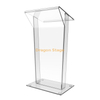 Plexiglass Acrylic Lectern Large Top Traditional Style Acrylic Pulpit, Podium And Lectern