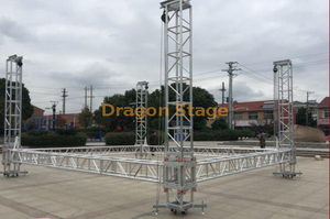 Square Portable Aluminum Concert Sound Truss 6x6x5m