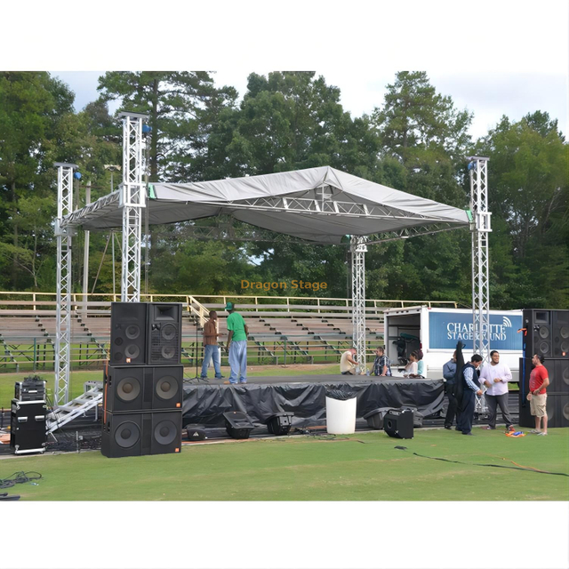 Aluminum Custom Concert Outdoor Lighting Truss 10x10x7m