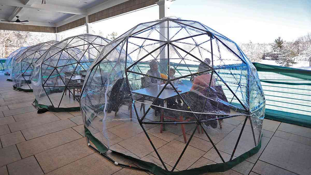 6m Glamping Geodesic Dome Tent for Resort Event Sleeping