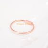 Wholesale Jewelry Engraved Name Dainty Rose Gold Stainless Steel Bar Ring