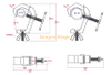 Stage Light Clamp Jaws Kit Lamp Parts Outdoor