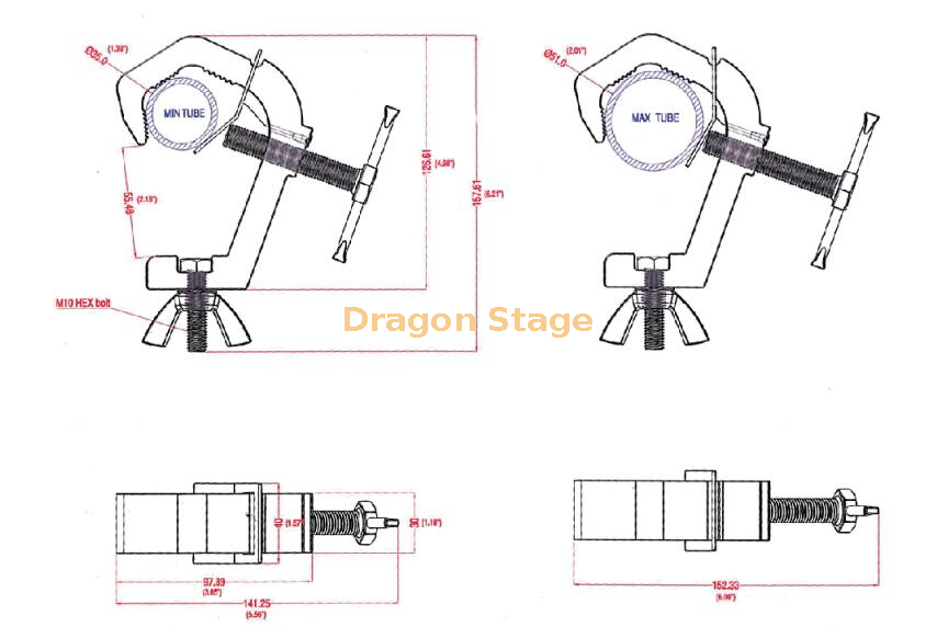 Stage Light Clamp Jaws Kit Lamp Parts Outdoor from China 