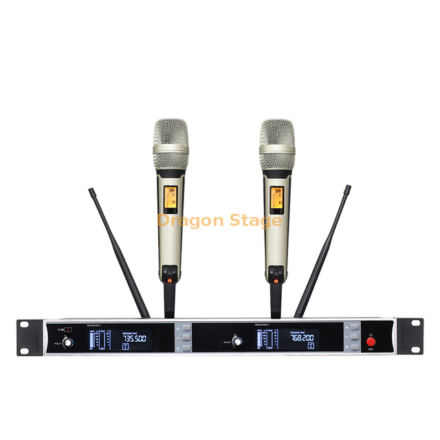 Skm9000 Professional Stage Performance Microphone Singing KTV Karaoke One To Two Wireless Microphone Home