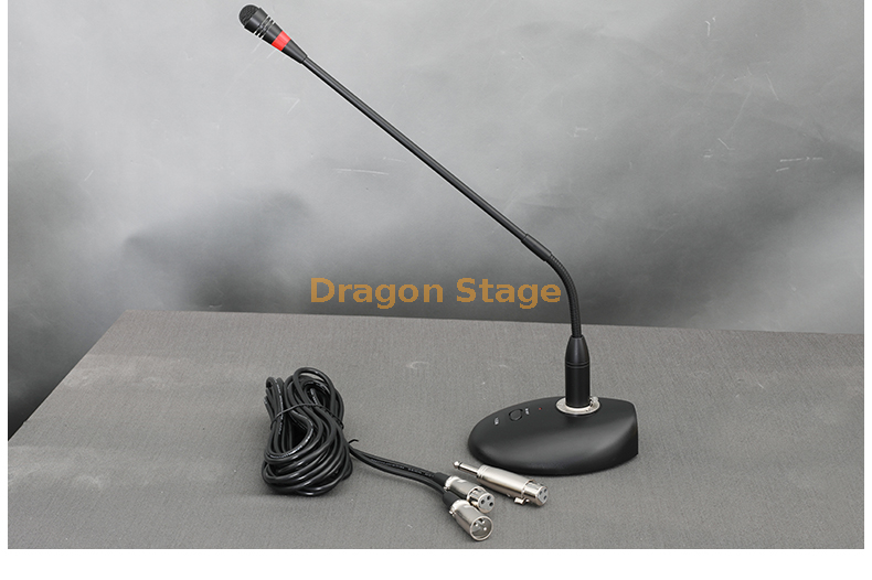 detail of Professional Wired Conference Microphone Desktop Conference Room Broadcast Speech Anchor Desktop Gooseneck Condenser Microphone (1)