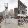 Aluminum Mini Mobile single width Household Scaffolding with Wheels