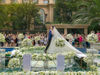 Transparent Swimming Pool Wedding Stage