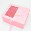 Wholesale custom paper packaging gift box with clear pvc window