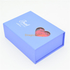 Wholesale flip book shaped box craft paper packaging box with clear pvc window