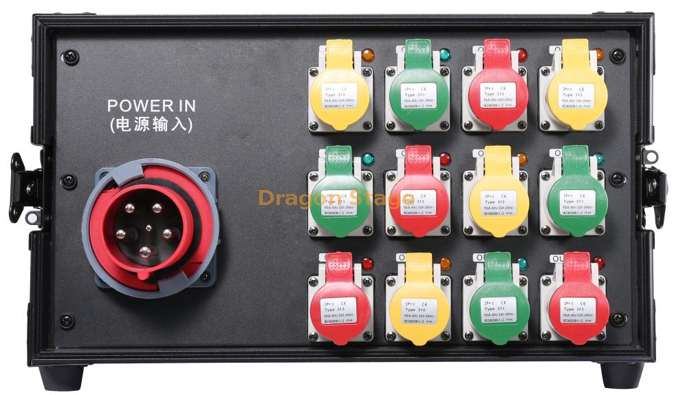 12-way Waterproof Plug-in Cabinet 63A Waterproof Plug Input (2)