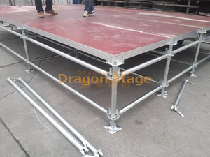 Heavy Duty Outdoor Event Iron Layer Assemble Portable Stage Platform 12x10m Height 2m