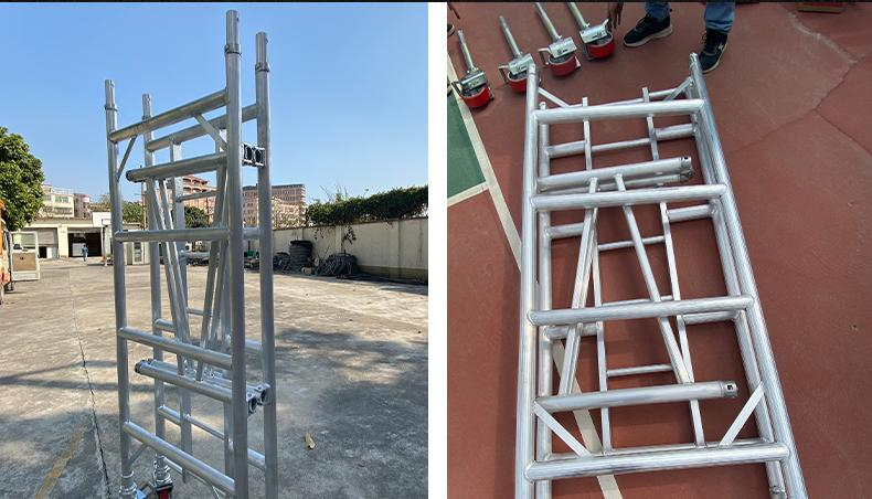 2.8m Foldable Rolling Mobile Aluminum Scaffolding for Sale