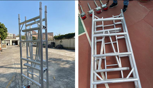 2.8m Foldable Rolling Mobile Aluminum Scaffolding for Sale