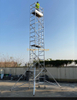 0.75x2x5.68 M Aluminum Platform Mobile Single-width Scaffolding 