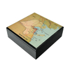 wholesale Custom arabic style high glossy gourmet dates and chocolate wooden box for gift