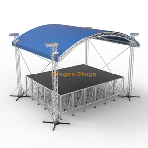 Circular Curve Aluminum Ceiling Truss Roof 20x20x20ft (6x6x6m)