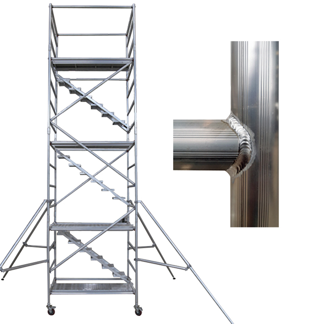 aluminum cantilever scaffold safety