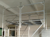 aluminum cantilever scaffold and ladder