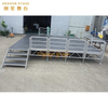 Outdoor Aluminum Church Events Stage Design 9.76x9.76m with Handrails
