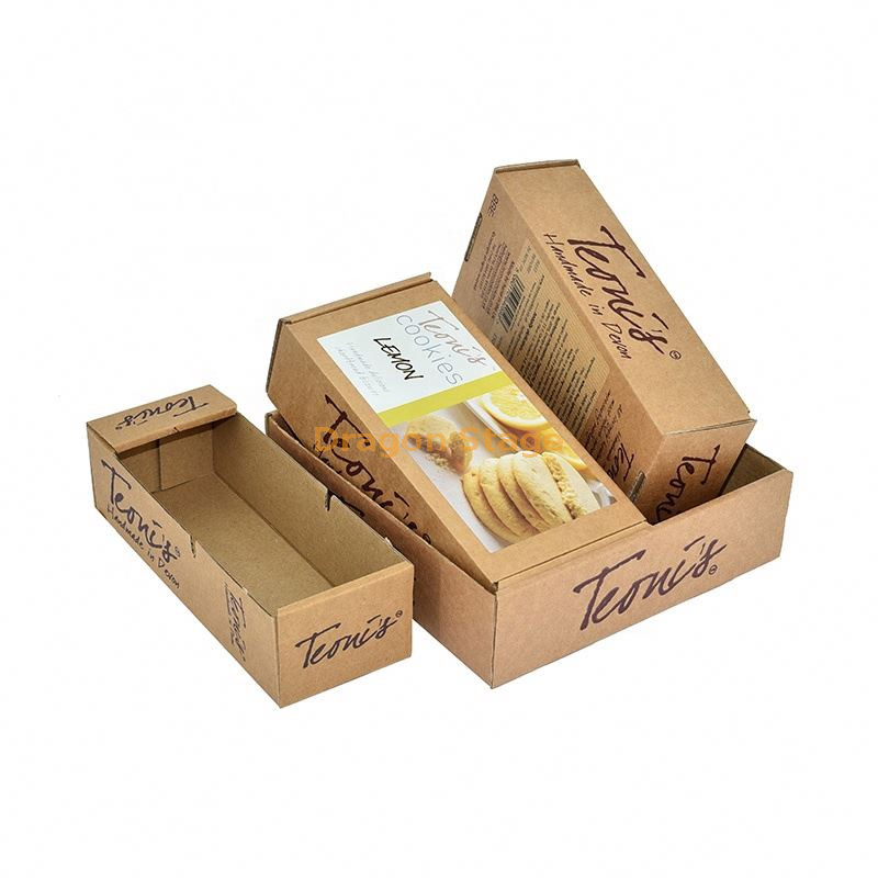 Custom Custom Print Logo Brown Cardboard Packaging Carton Kraft