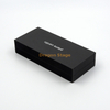 Hot Sale Black Matte Cardboard Paper Lid And Base Box With Stamping Logo