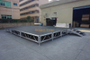 Aluminum Mobile Modular Stage with Truss Led Light Clamps 12.2x8.54m Height 0.6-1m 40x28ft