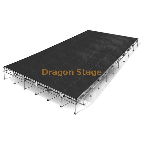 18x12m Aluminum Custom Adjustable Portable Stage 60x40ft