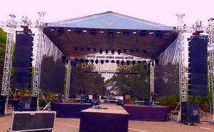 Aluminum Portable Roof Truss Structure Outdoor for Events Concert Lighting 40x60ft