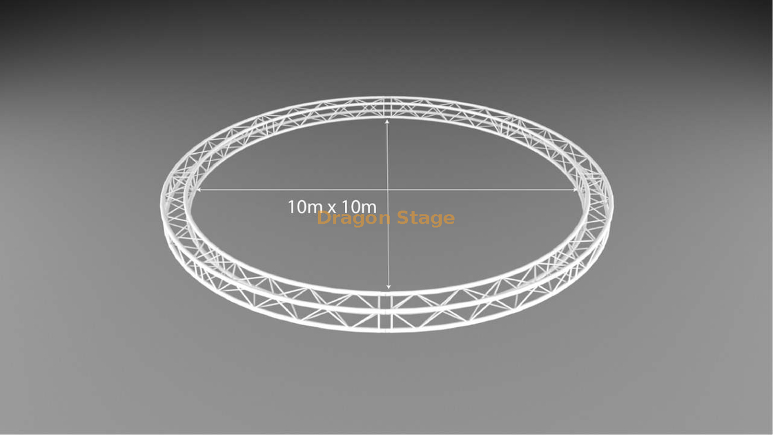 Square Round Aluminum Church Audio Lighting Truss 10m 