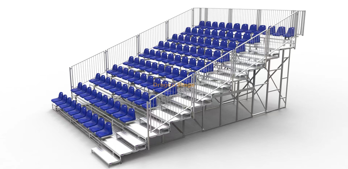 Player Bench Seat Football Stand Baseball Stadium Seat Grandstand Chairs for 100 Audiences