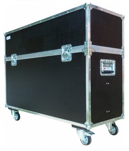 4 casters aluminum flight case