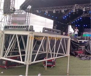 Aluminum Portable Stage Platform for Music Festival And Other Functions 72x32ft (21.96x9.76m)