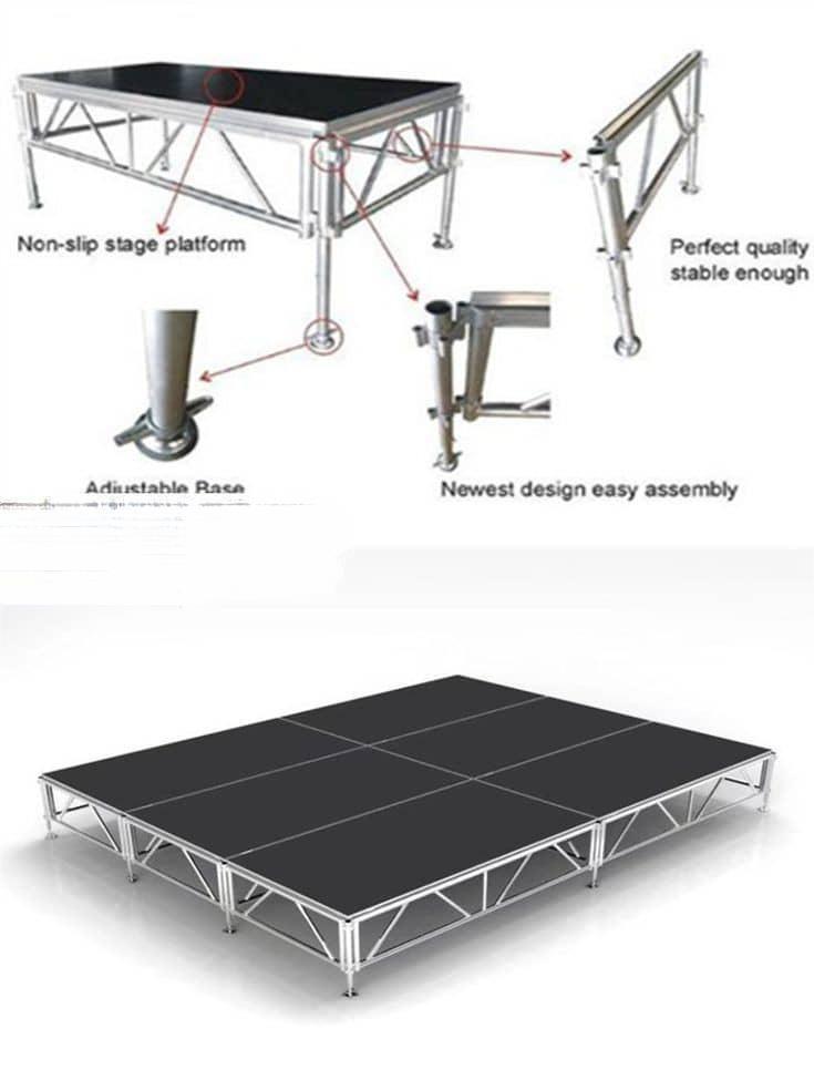 Easy Install Performance Outdoor Aluminium Stage Deck