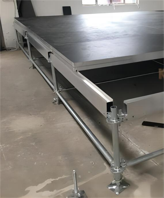 Large Concert Layher Stage 18x18m with 2 Stairs