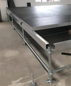 Large Concert Layher Stage 18x18m with 2 Stairs