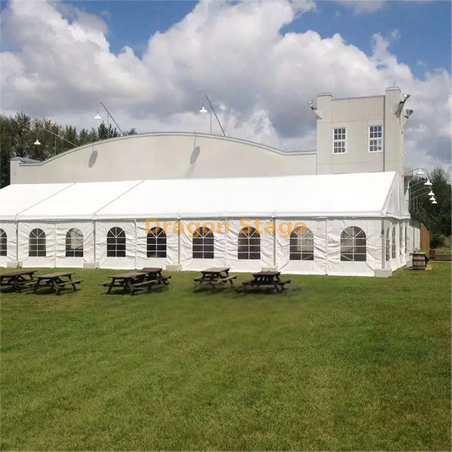 500-800 Guests Capacity Structure White Church Event Wedding Tents Canopy