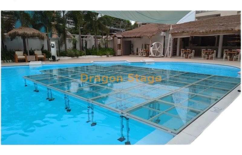 Swimming Pool Cover Clear Stage 10x10m