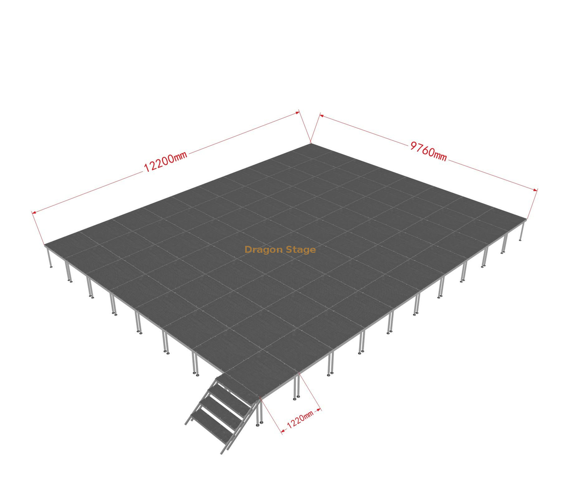 Live Music Stage Design 12.2x9.76m 
