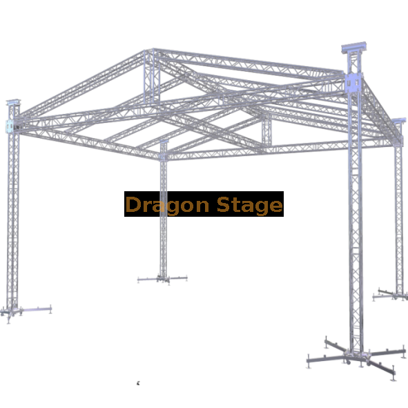 Aluminum Outdoor Event Concert Roof Stage 10x8x6m