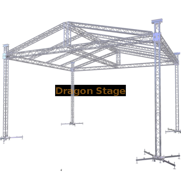 Aluminum Outdoor Event Concert Roof Stage 10x8x6m