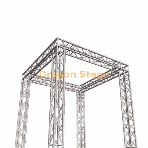 Aluminum Global Truss SQ-10x10 Square Trade Show Booth